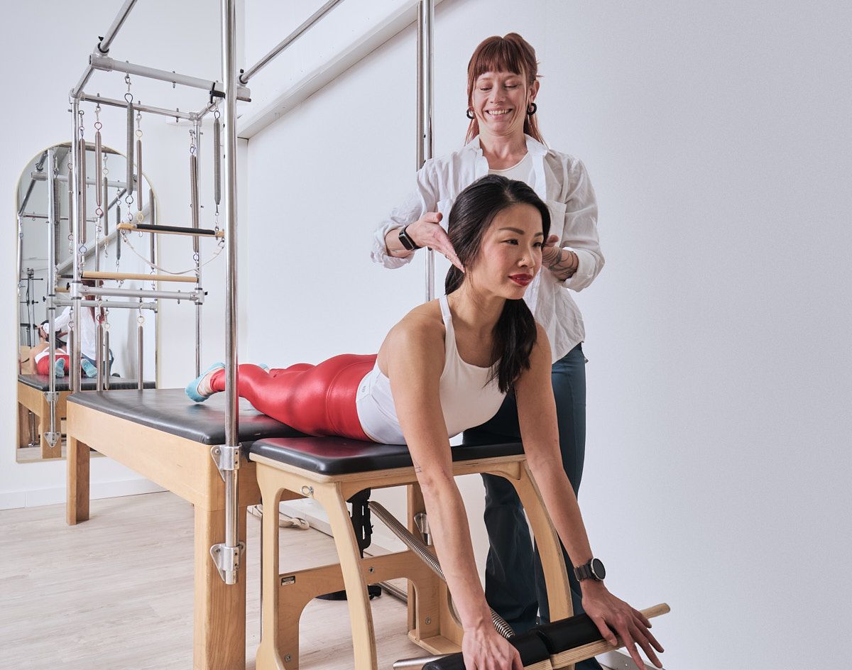A private session in progress at The Movement Temple